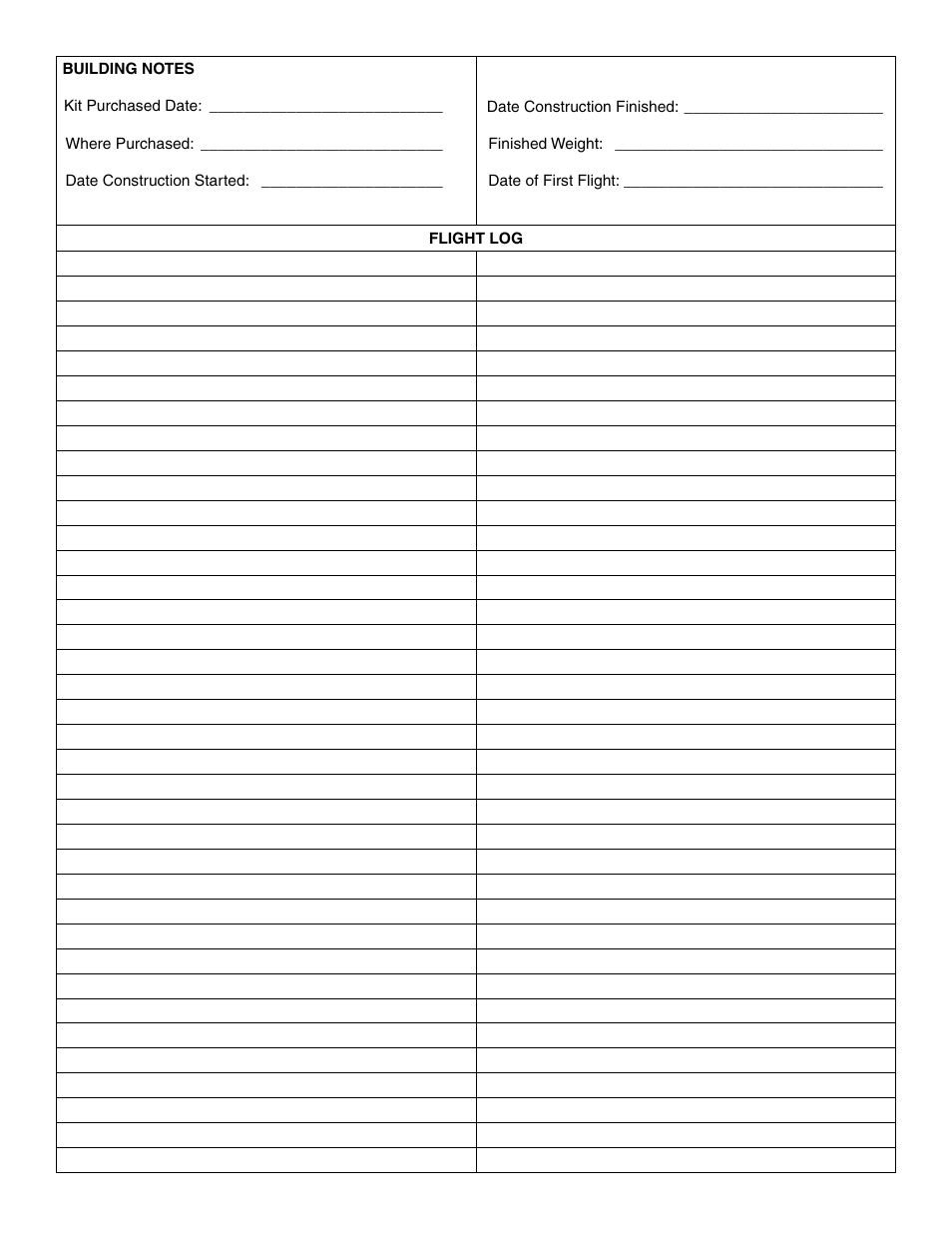 Great Planes Edge 540 1.60-43cc Performance Series ARF - GPMA1414 User Manual | Page 56 / 56