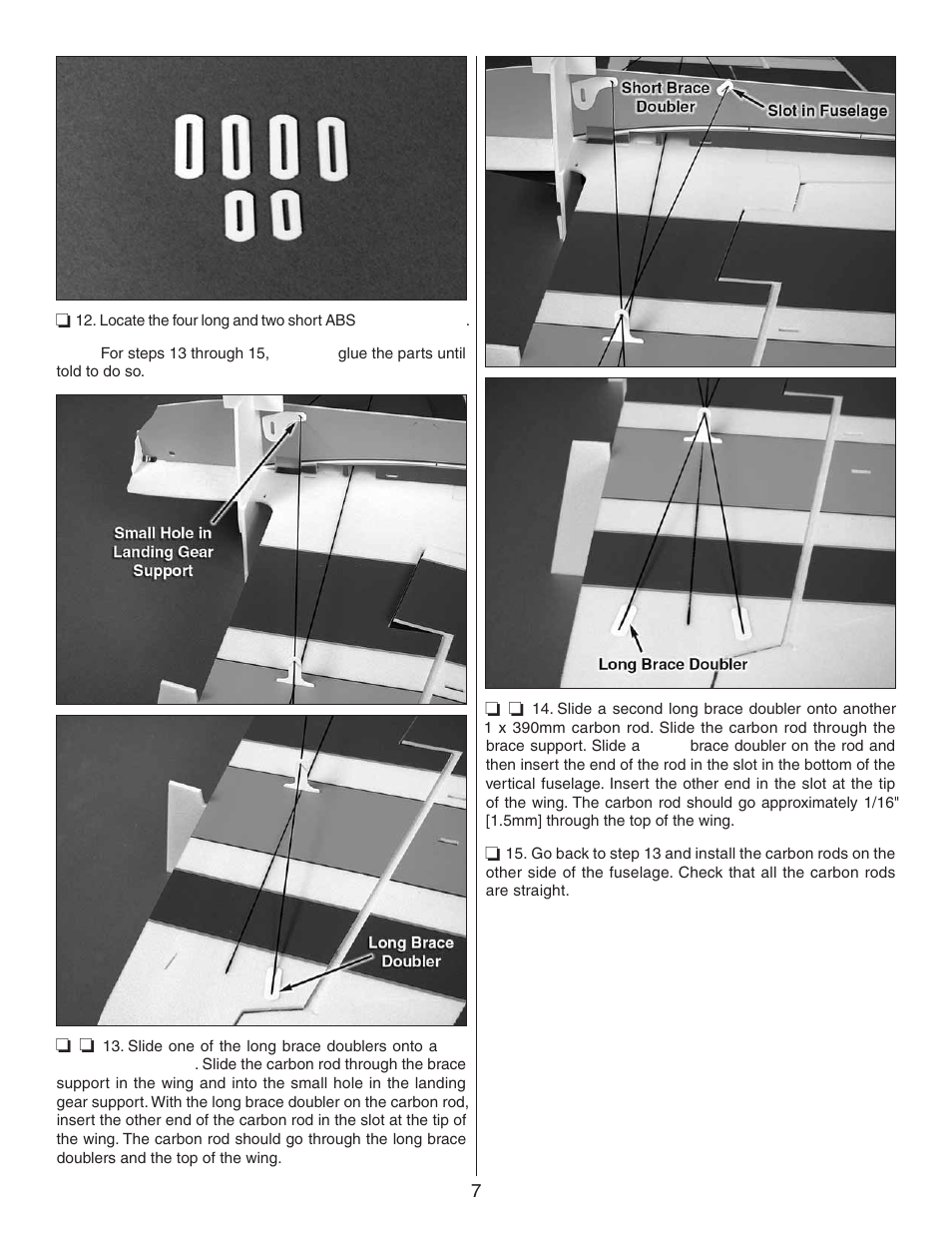 Great Planes Edge 540 3D Indoor EP ARF - GPMA1128 User Manual | Page 7 / 20