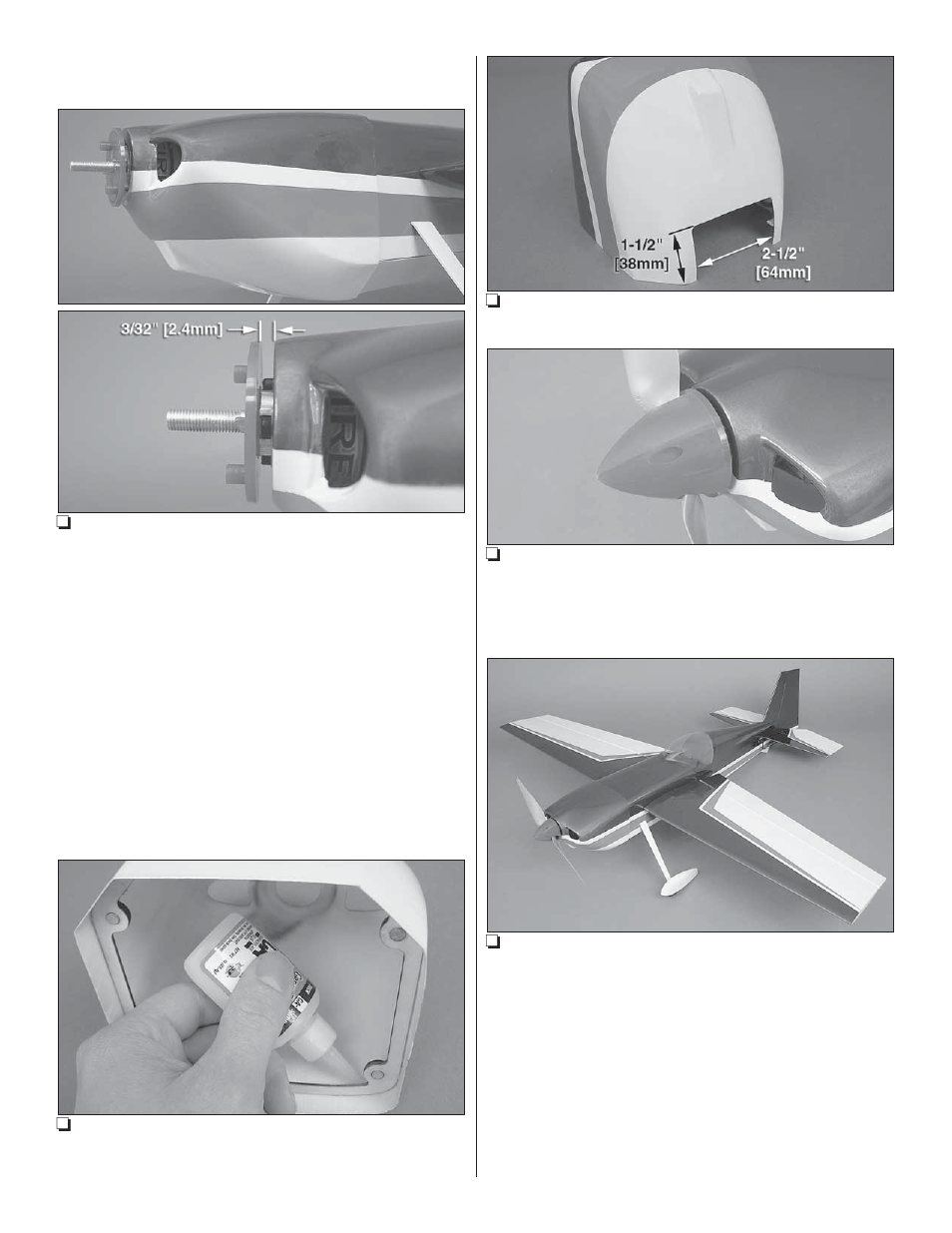 Great Planes Edge 540 EP ARF - GPMA1550 User Manual | Page 17 / 24