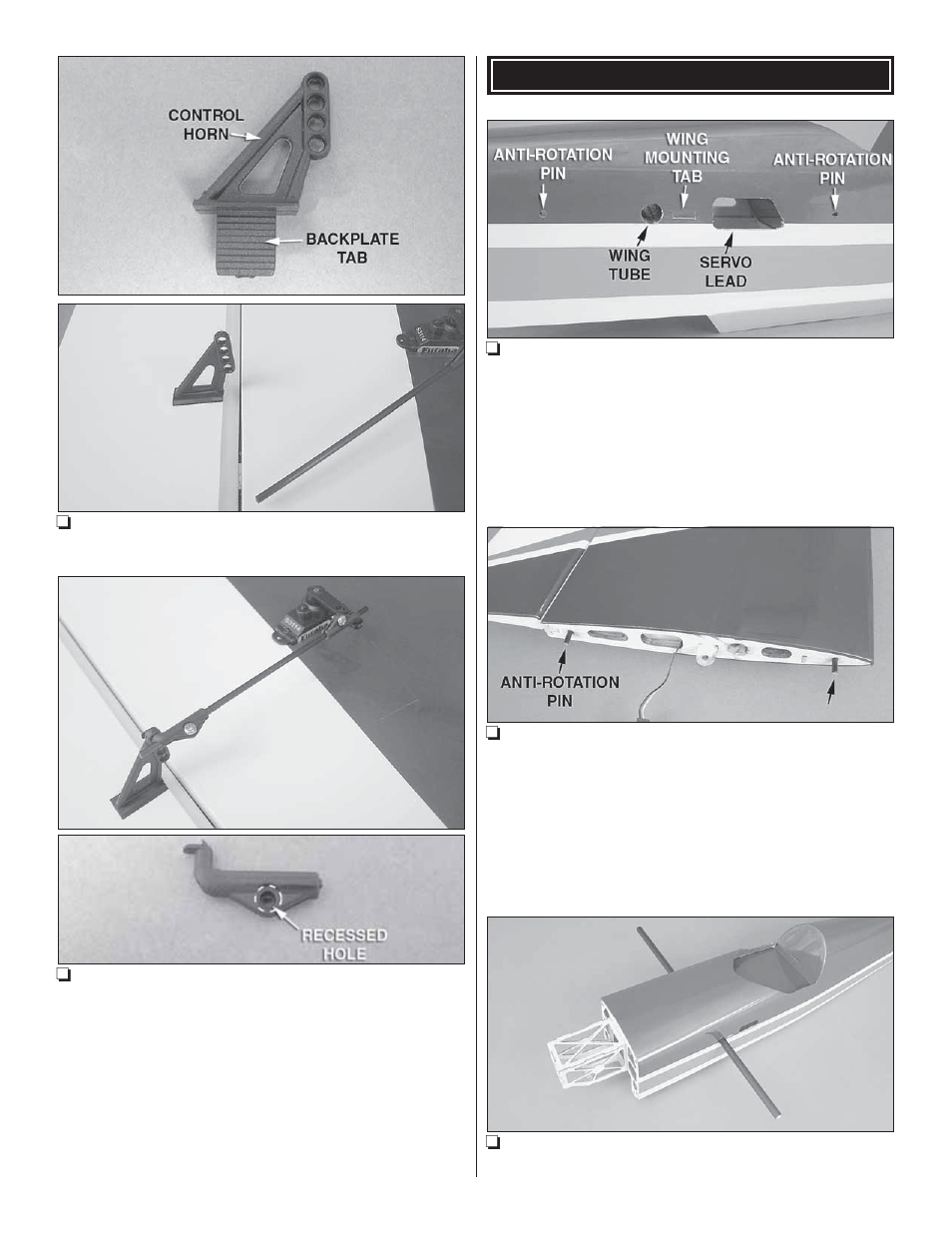 Great Planes Edge 540 EP ARF - GPMA1550 User Manual | Page 9 / 24