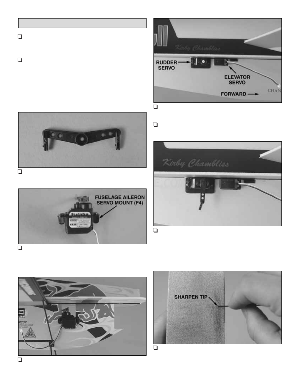 Radio setup | Great Planes Edge 540 FlatOuts 3D EP ARF - GPMA1113 User Manual | Page 14 / 24