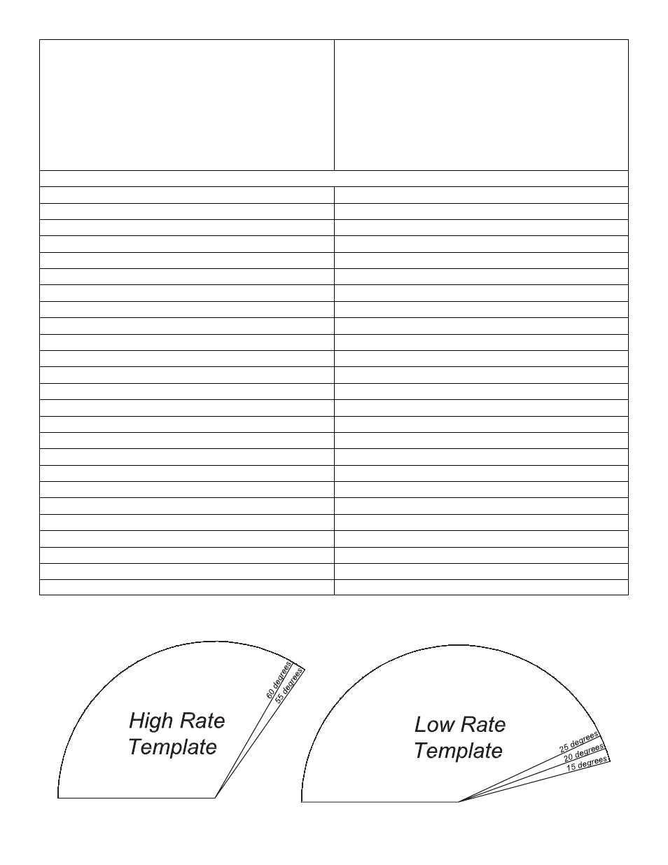 Control surface angle templates | Great Planes Edge 540 FlatOuts 3D EP ARF - GPMA1113 User Manual | Page 24 / 24