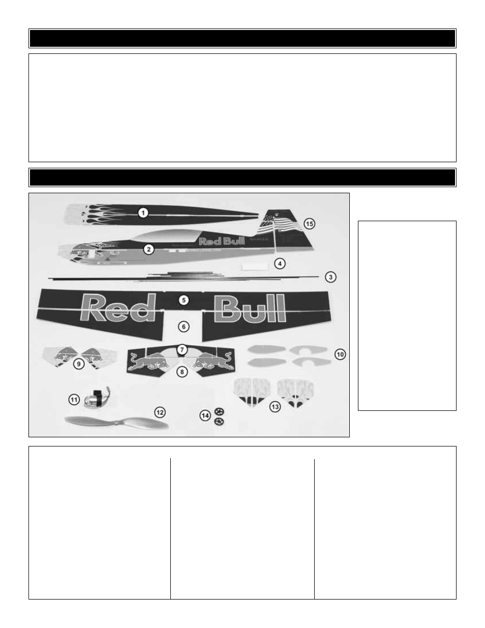 Kit inspection, Kit contents | Great Planes Edge 540 FlatOuts 3D EP ARF - GPMA1113 User Manual | Page 5 / 24