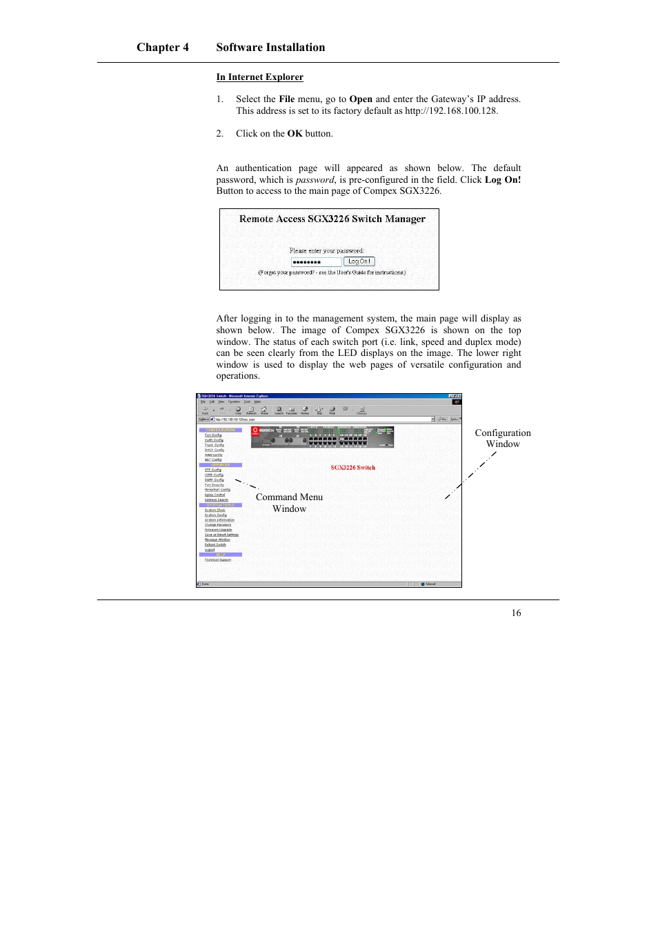 Compex Systems SGX3226 User Manual | Page 26 / 90