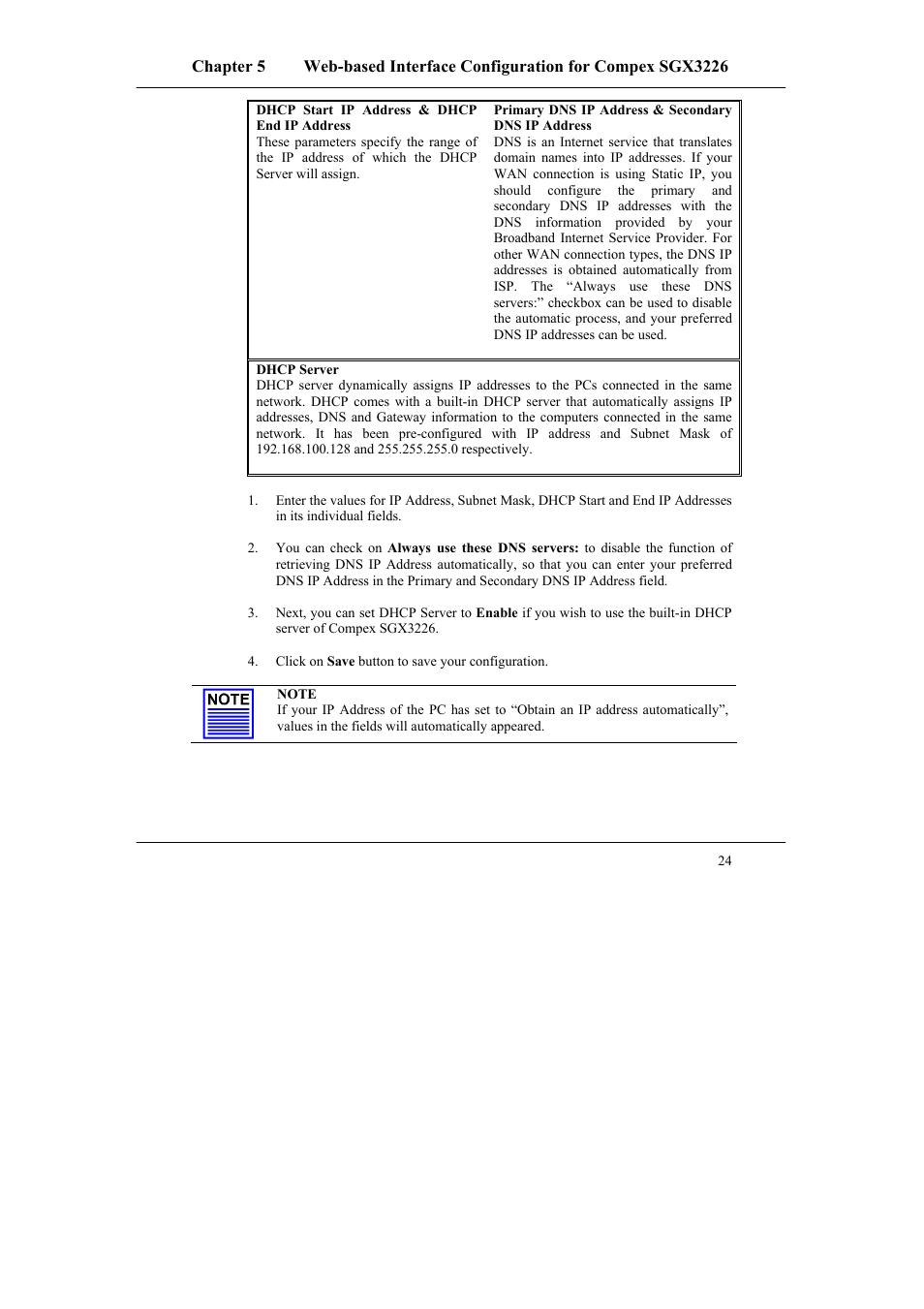 Compex Systems SGX3226 User Manual | Page 34 / 90