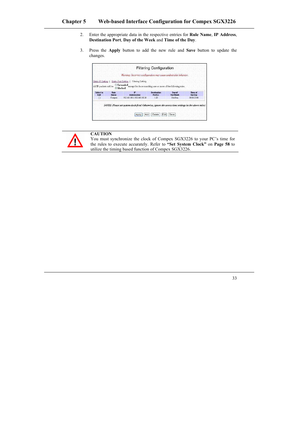 Compex Systems SGX3226 User Manual | Page 43 / 90