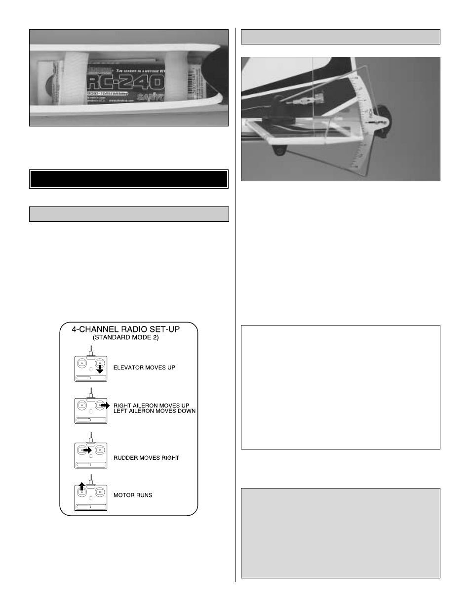 Set the control throws | Great Planes ElectroStreak ARF - GPMA1055 User Manual | Page 17 / 23