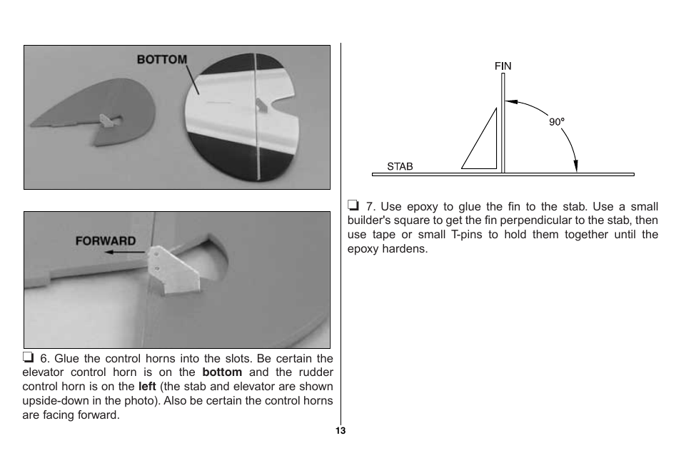 Great Planes Escapade ARF - GPMA1105 User Manual | Page 13 / 40