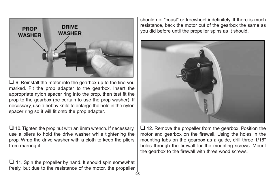 Great Planes Escapade ARF - GPMA1105 User Manual | Page 25 / 40