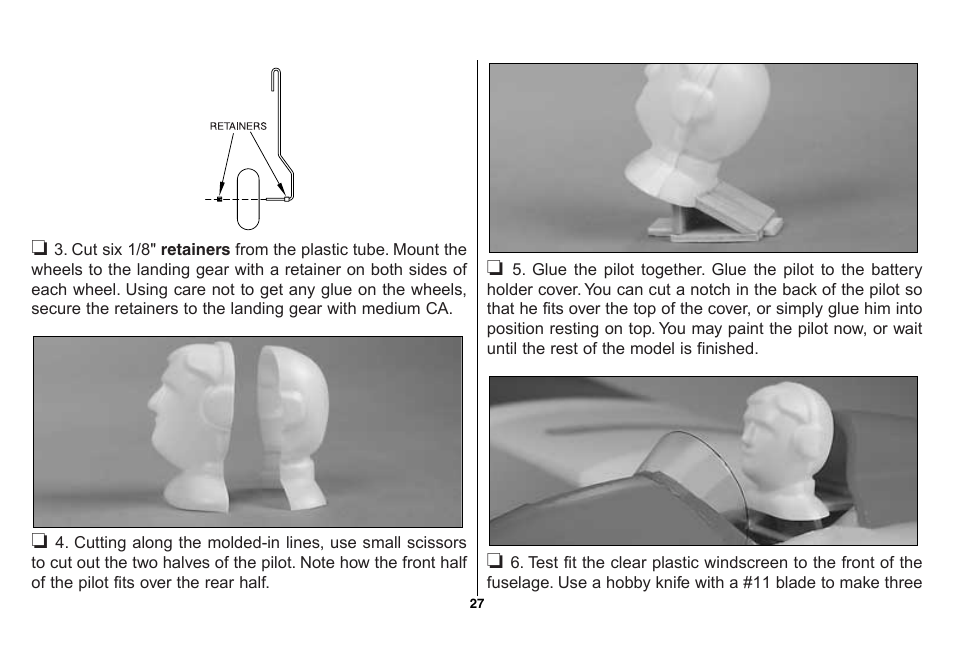 Great Planes Escapade ARF - GPMA1105 User Manual | Page 27 / 40