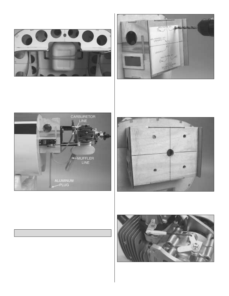Install a gas engine | Great Planes Extra 300S 1.20 ARF Patty Wagstaff - GPMA1305 User Manual | Page 15 / 40