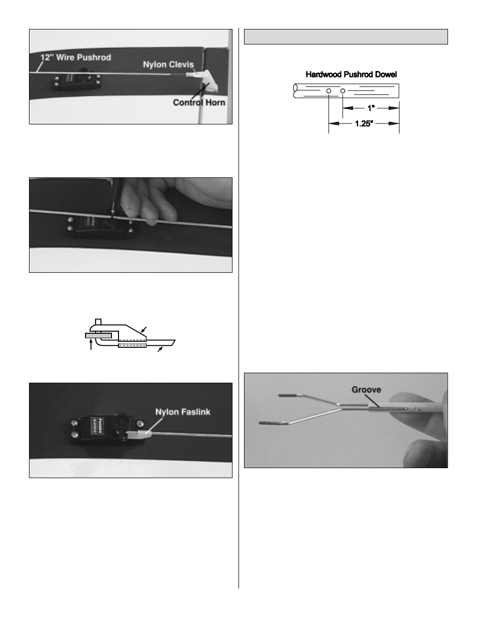 Install the elevator pushrod | Great Planes Extra 300S 40 ARF MonoKote - GPMA1240 User Manual | Page 15 / 24