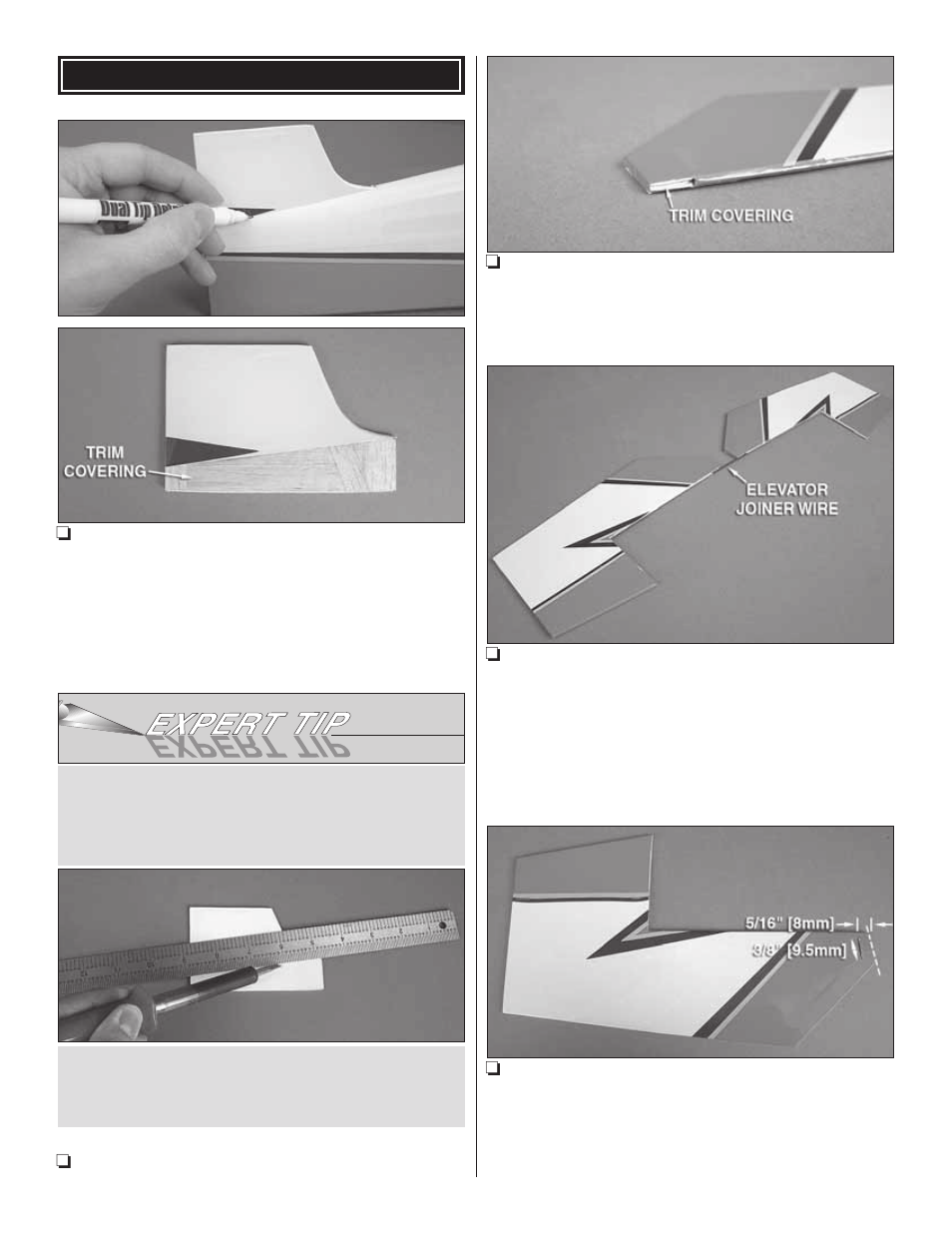 Great Planes Extra 330S 3D E-Performance ARF - GPMA1543 User Manual | Page 11 / 28