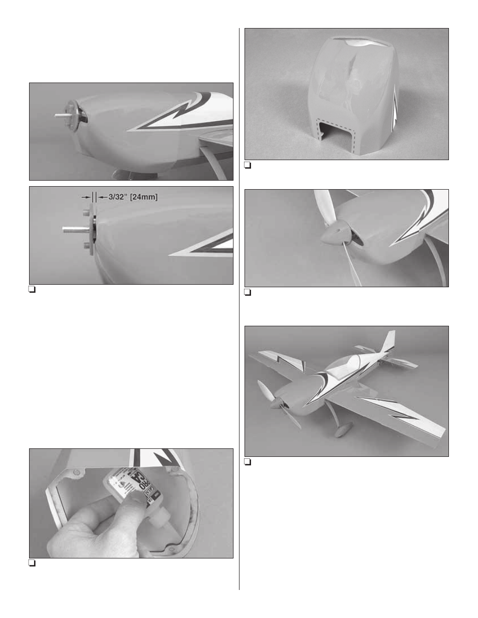Great Planes Extra 330S 3D E-Performance ARF - GPMA1543 User Manual | Page 19 / 28