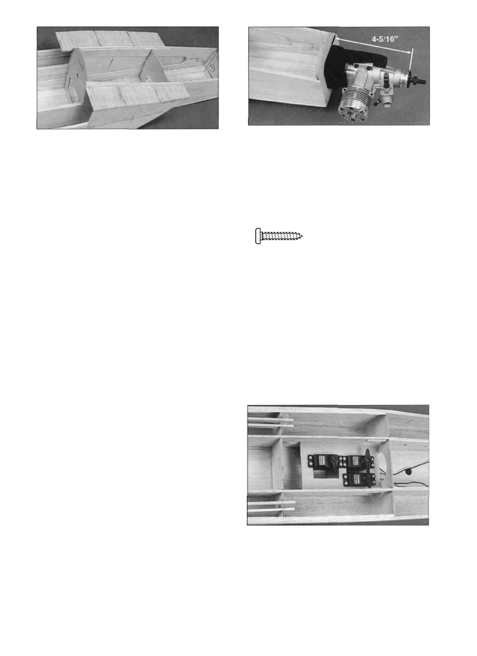 Mount engine and install servos | Great Planes F-15 Eagle 40 Kit - GPMA0438 User Manual | Page 19 / 53