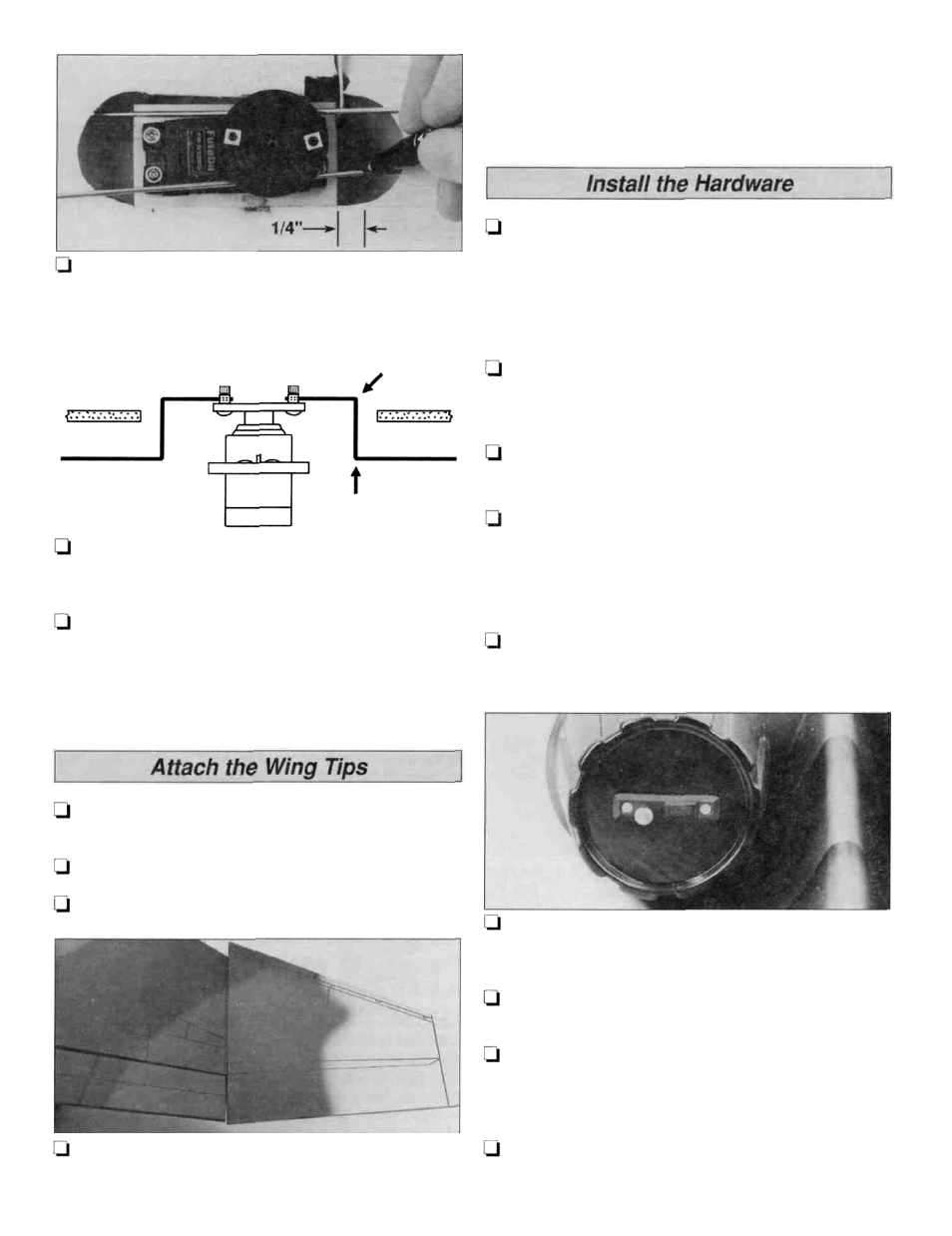 First bend, Second bend | Great Planes F4 Phantom - GPMA0440 User Manual | Page 43 / 48