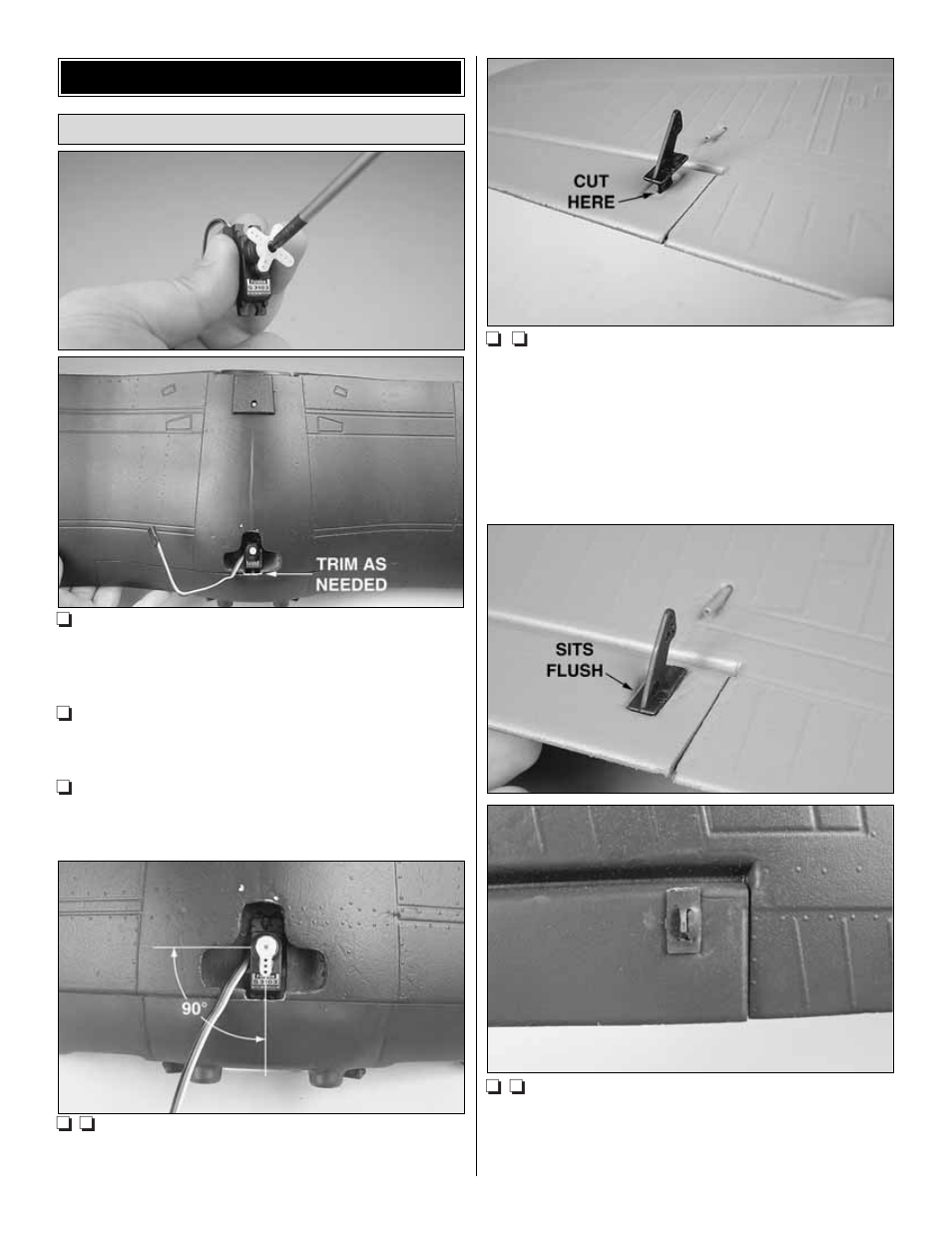 Building instructions | Great Planes F4U Corsair EP Park Flyer ARF - GPMA1157 User Manual | Page 7 / 16