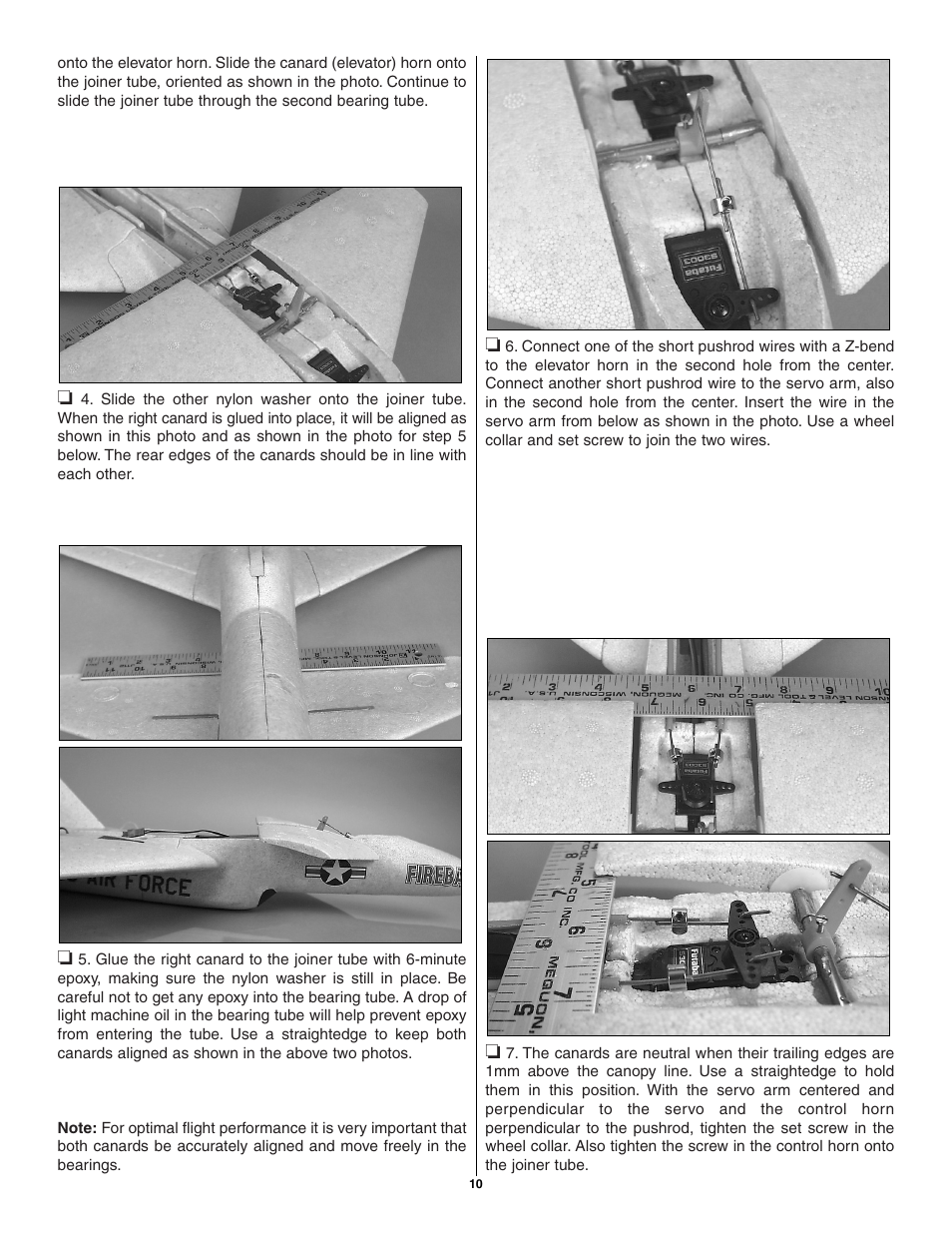 Great Planes Firebat ARF EP Jet - GPMA1400/1405 User Manual | Page 10 / 20