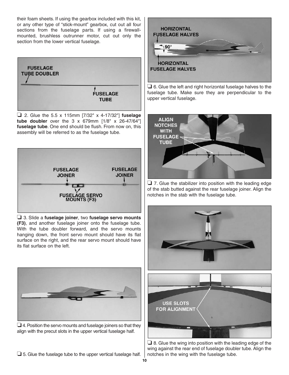 Great Planes Flatana FlatOuts EP ARF - GPMA1111 User Manual | Page 10 / 24