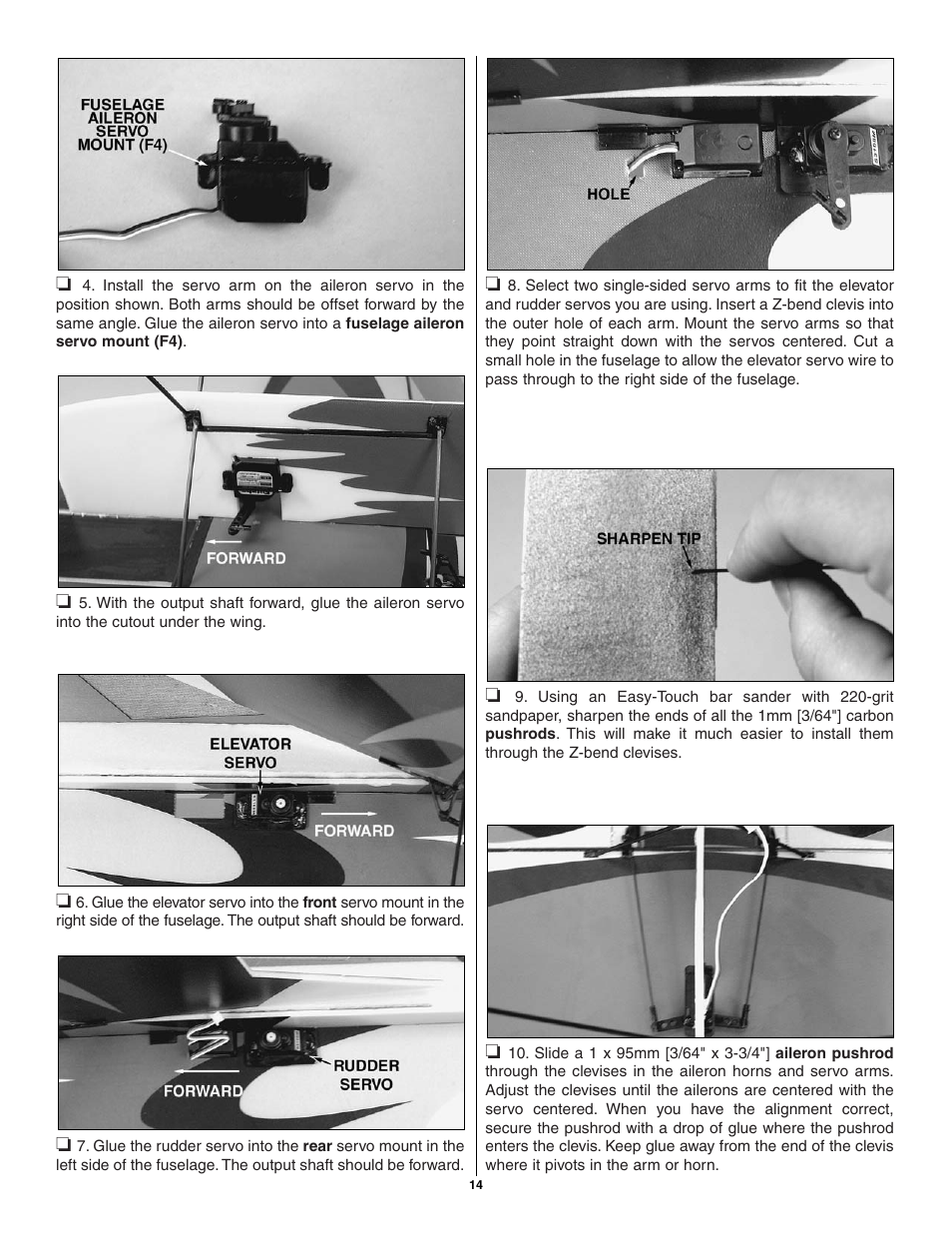 Great Planes Flatana FlatOuts EP ARF - GPMA1111 User Manual | Page 14 / 24