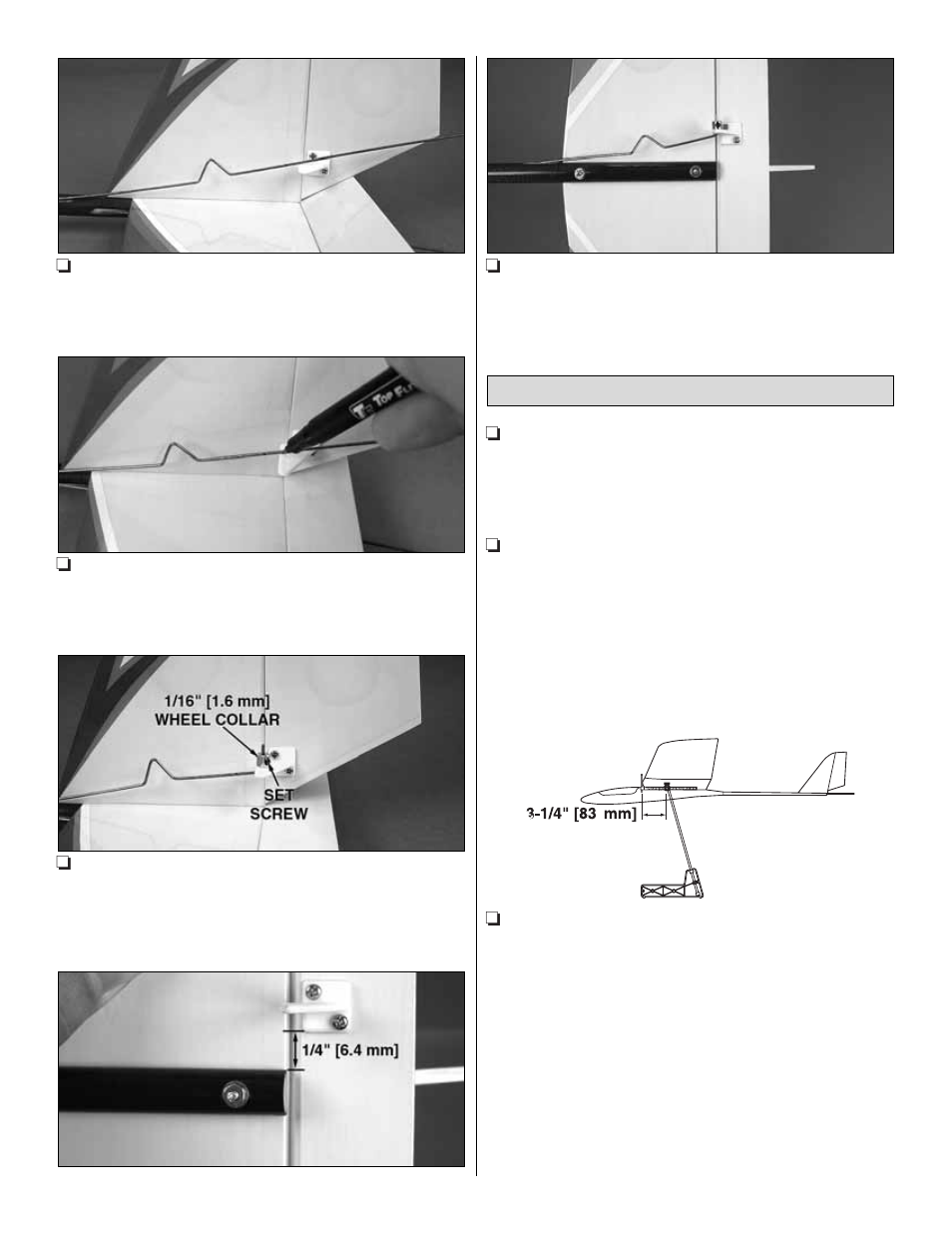 Great Planes Fling 2m Sailplane ARF - GPMA1062 User Manual | Page 10 / 16