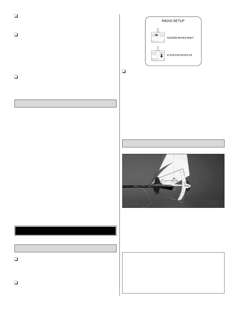 Get the model ready to fly, Set the control throws, Check the control directions | Apply the decals | Great Planes Fling 2m Sailplane ARF - GPMA1062 User Manual | Page 11 / 16