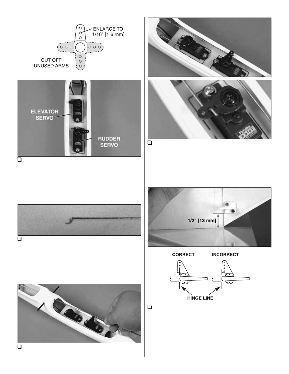 Great Planes Fling 2m Sailplane ARF - GPMA1062 User Manual | Page 9 / 16