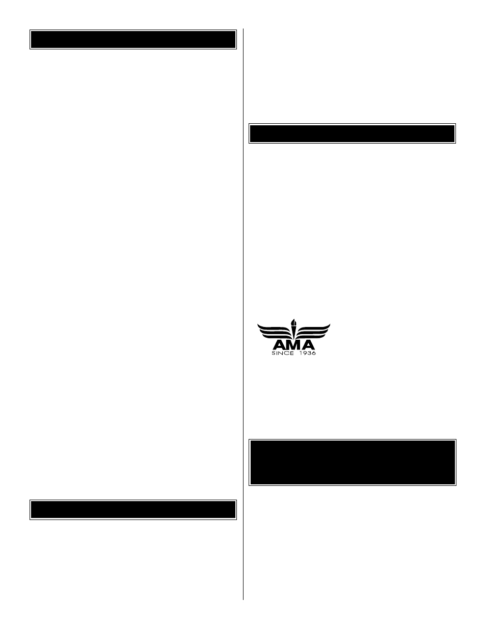 Ama introduction table of contents | Great Planes Fokker D.VII EP ARF - GPMA1141 User Manual | Page 2 / 20