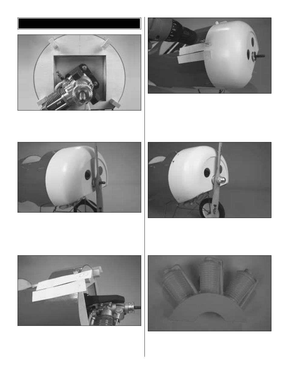 Installing the cowl | Great Planes Fokker Dr-1 60 ARF - GPMA1380 User Manual | Page 22 / 35