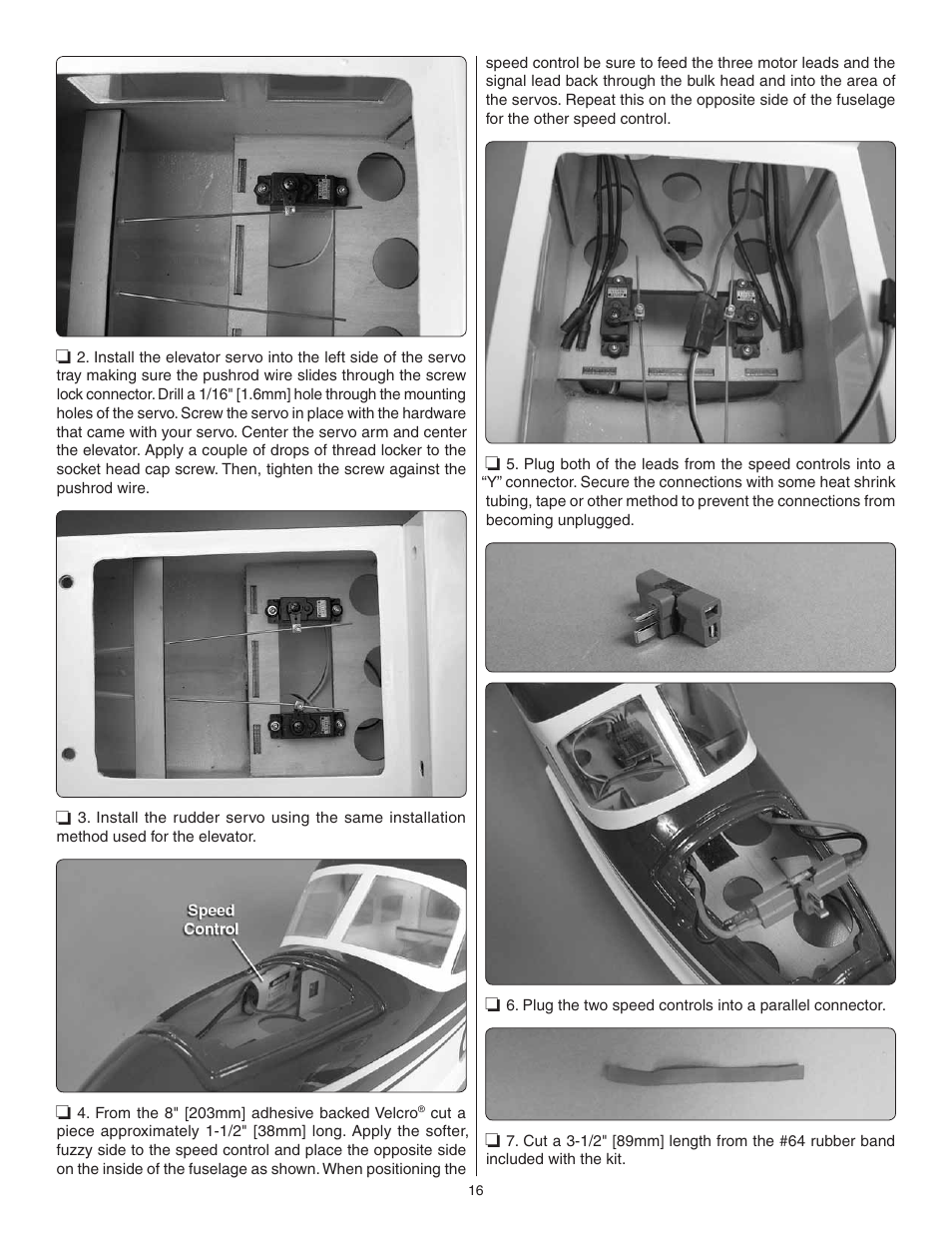 Great Planes G-44 Widgeon Seaplane EP ARF - GPMA1151 User Manual | Page 16 / 24