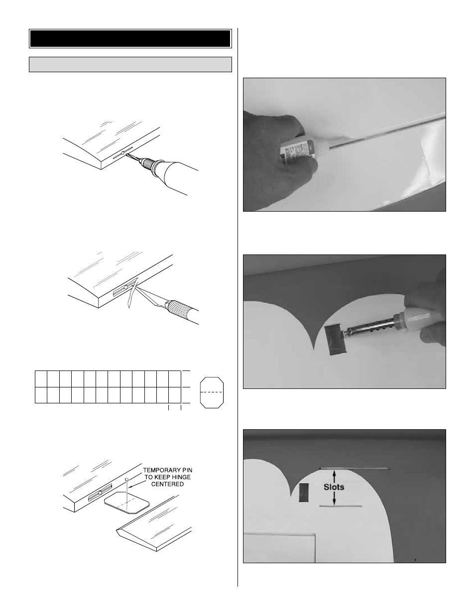 Build the wing, Install the ailerons | Great Planes Gee Bee ARF - GPMA1326 User Manual | Page 8 / 35