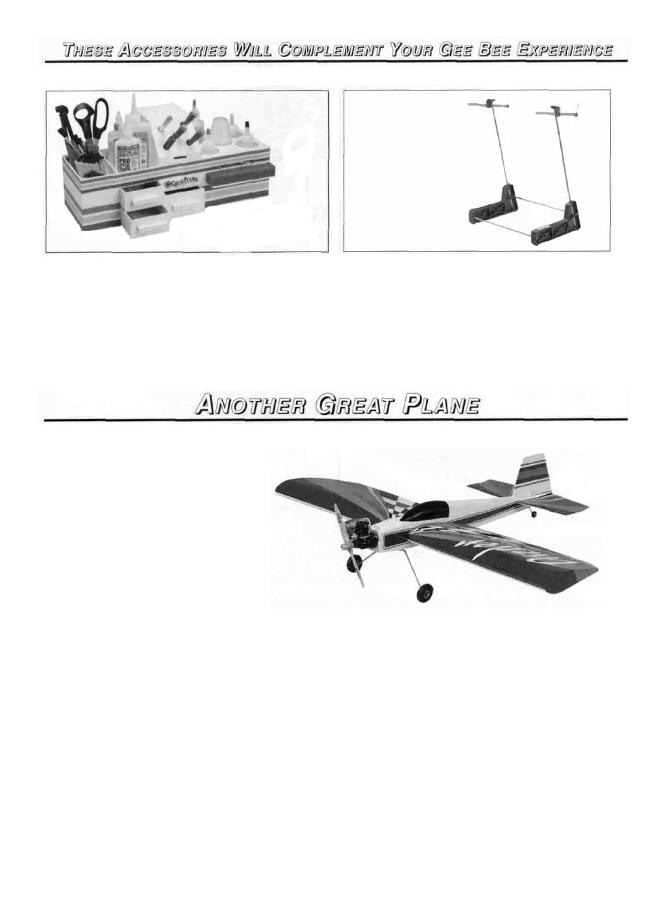 Great planes dazzler | Great Planes Gee Bee Profile 40 Kit - GPMA0485 User Manual | Page 26 / 27