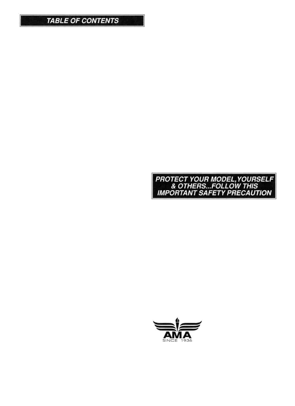 Great Planes Giant Aeromaster Kit - GPMA0502 User Manual | Page 2 / 52