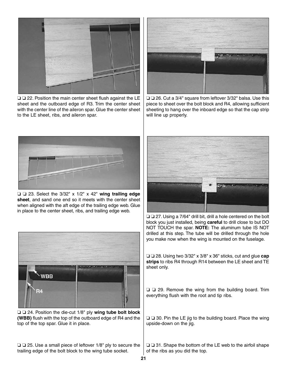 Great Planes Giant Extra 330L Kit - GPMA0250 User Manual | Page 21 / 54