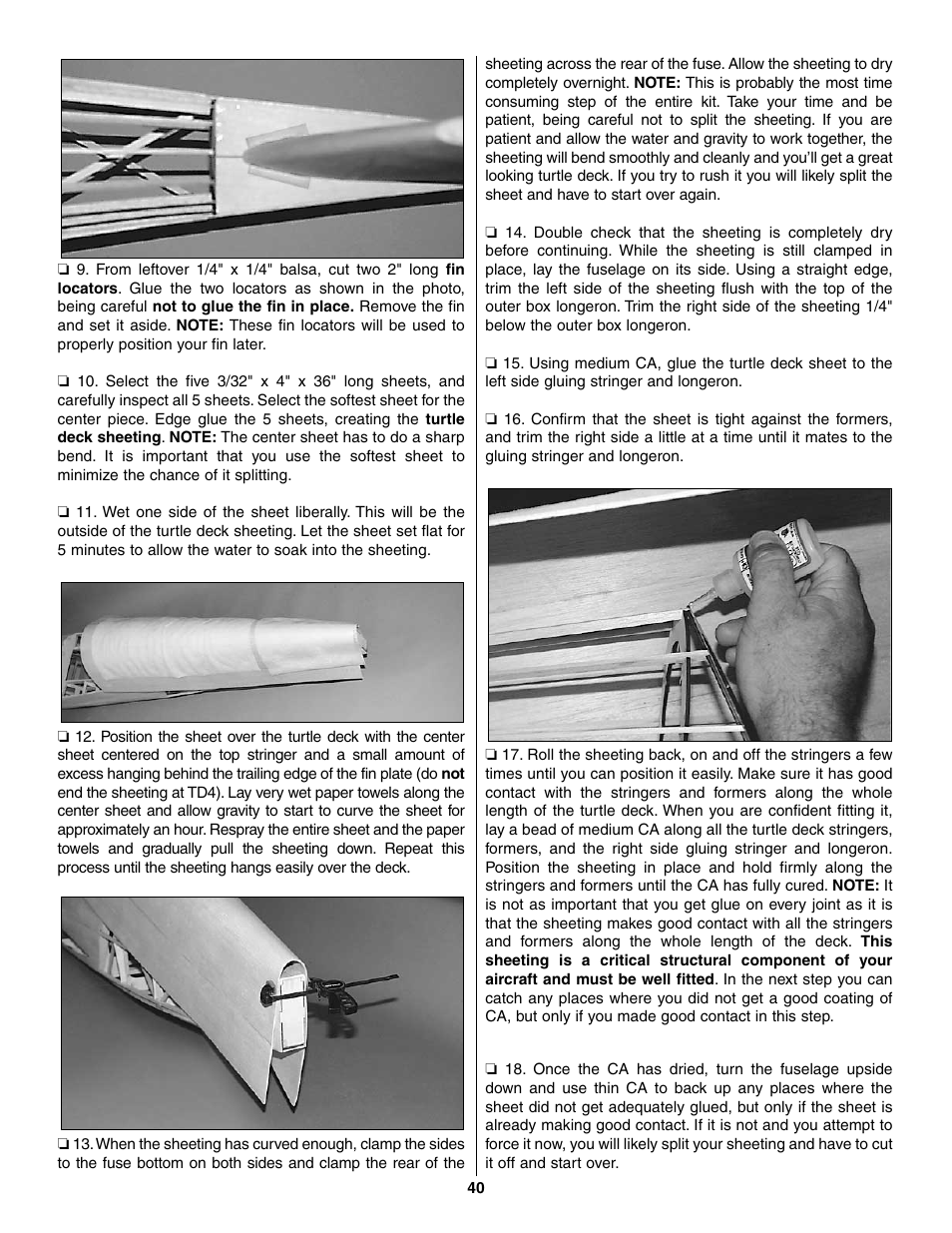 Great Planes Giant Extra 330L Kit - GPMA0250 User Manual | Page 40 / 54