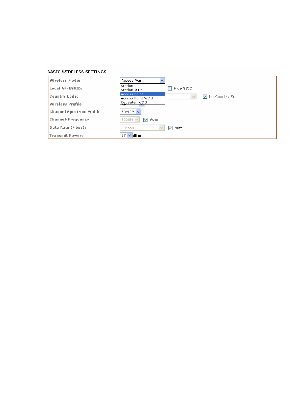 Wireless mode | Compex Systems 802.11N User Manual | Page 34 / 77