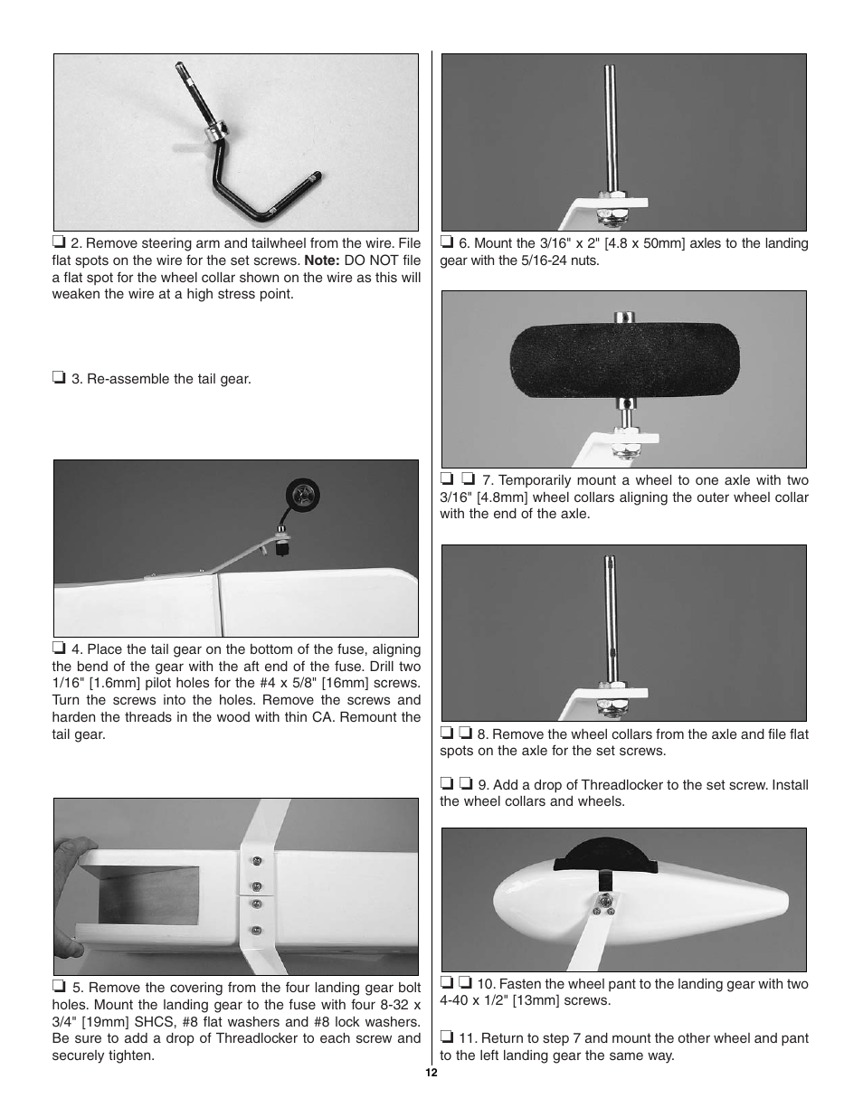 Great Planes Giant U-Can-Do 3D - GPMA1271 User Manual | Page 12 / 24