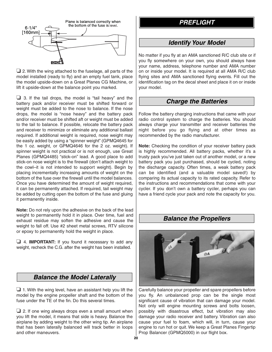 Great Planes Giant U-Can-Do 3D - GPMA1271 User Manual | Page 20 / 24