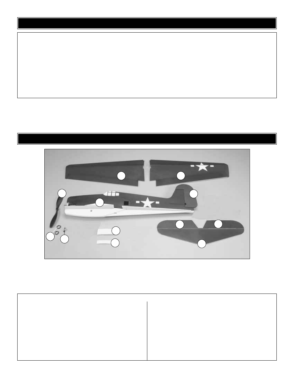 Kit inspection, Kit contents | Great Planes Hellcat FlatOuts EP ARF - GPMA1121 User Manual | Page 5 / 16