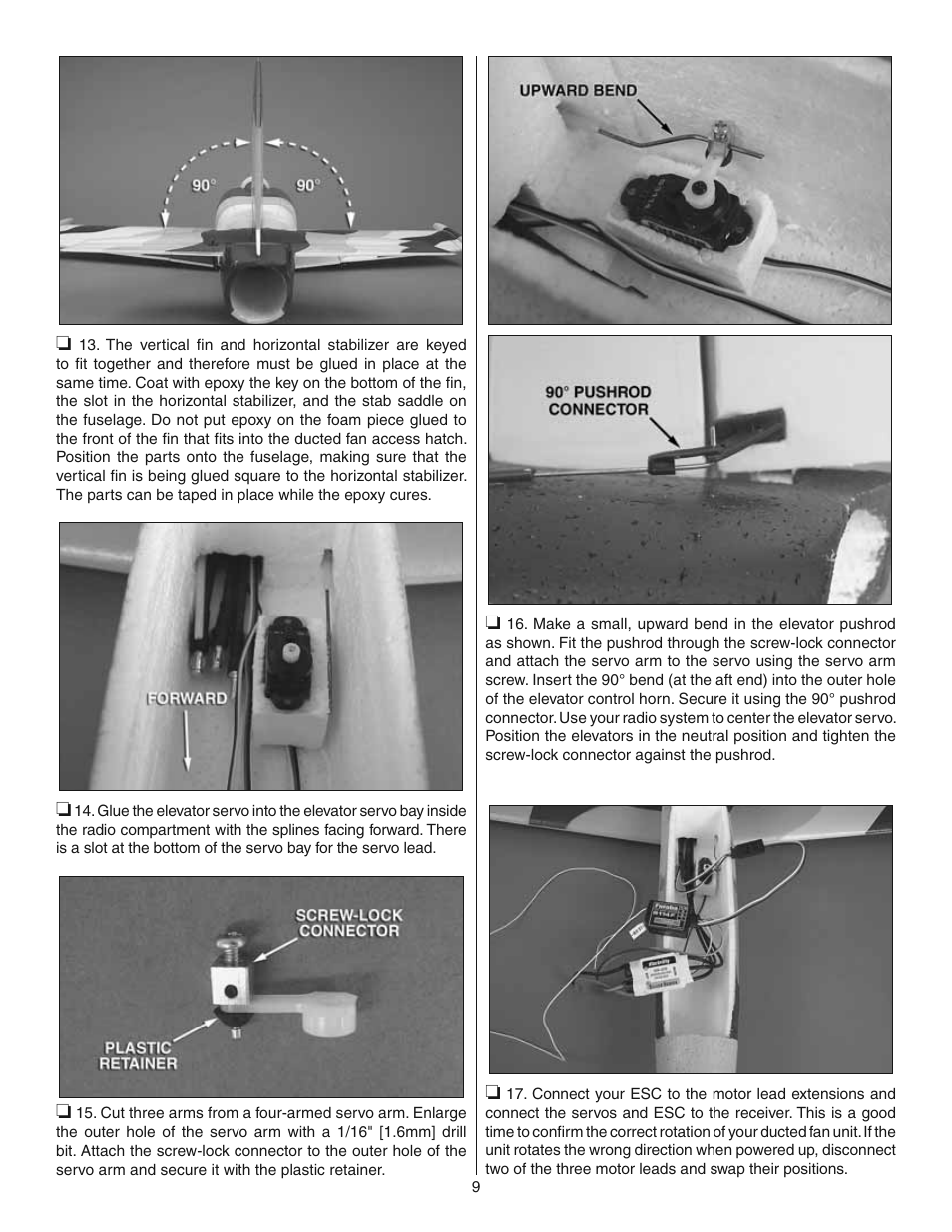 Great Planes L-39 EP Ducted Fan ARF - GPMA1869 User Manual | Page 9 / 16