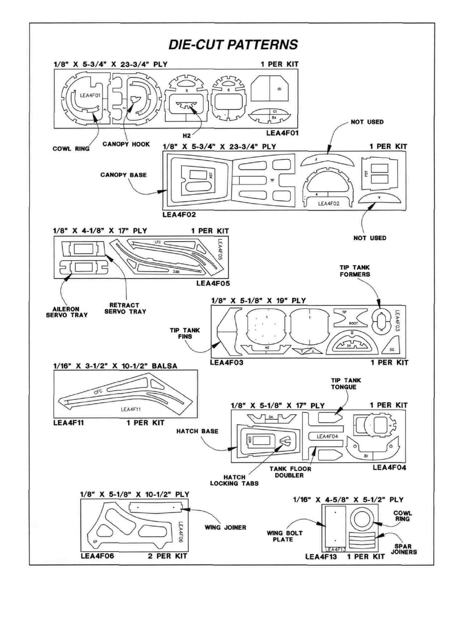 Great Planes Learjet 40 Kit - GPMA0439 User Manual | Page 6 / 40