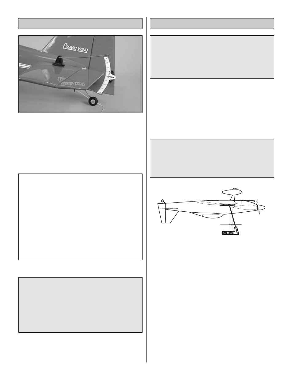 Balance the model c.g, Set the control throws | Great Planes Little Toni ARF - GPMA1320 User Manual | Page 21 / 28