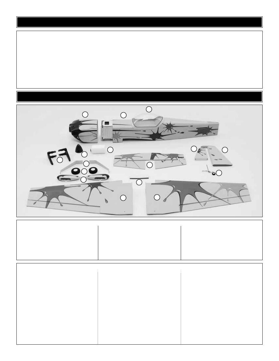 Kit inspection, Kit contents | Great Planes Matt Chapman CAP 580 46 ARF - GPMA1280 User Manual | Page 5 / 24