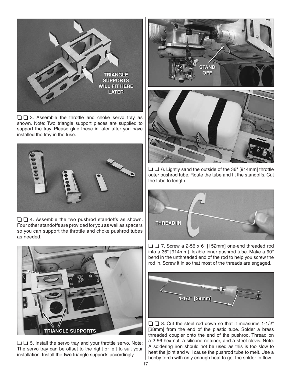 Great Planes Matt Chapman Eagle 580 ARF 1/3 Scale - GPMA1286 User Manual | Page 17 / 32