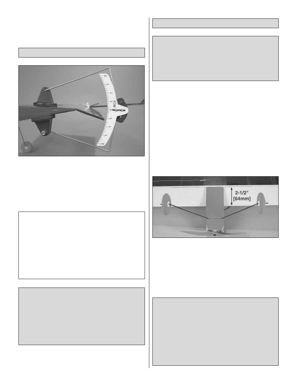Balance the model (c.g.), Set the control throws | Great Planes Micro Whizz ARF - GPMA1102 User Manual | Page 12 / 16