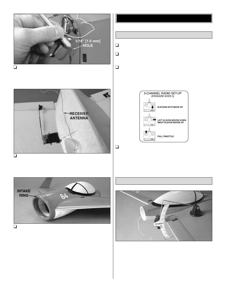 Get the model ready to fly | Great Planes MiGLET Ducted Fan ARF - GPMA1866 User Manual | Page 12 / 16