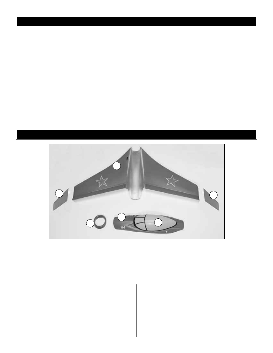 Kit inspection, Kit contents | Great Planes MiGLET Ducted Fan ARF - GPMA1866 User Manual | Page 6 / 16