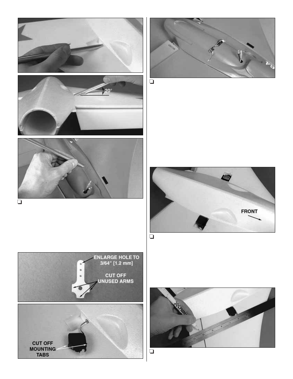 Great Planes MiGLET Ducted Fan ARF - GPMA1866 User Manual | Page 9 / 16