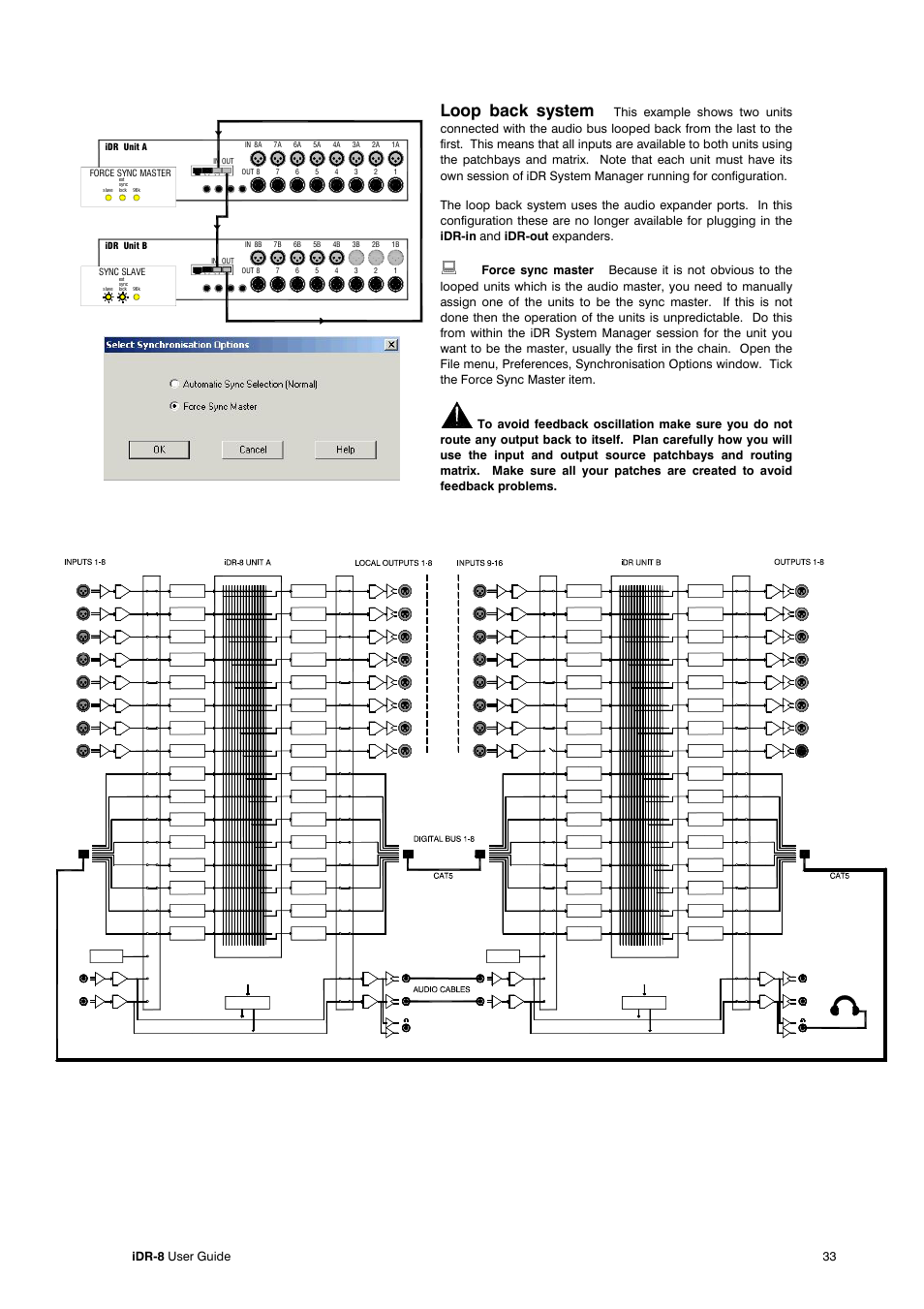 Loop back system, Idr-8 user guide 33 | Compex Systems AP4530 User Manual | Page 33 / 47