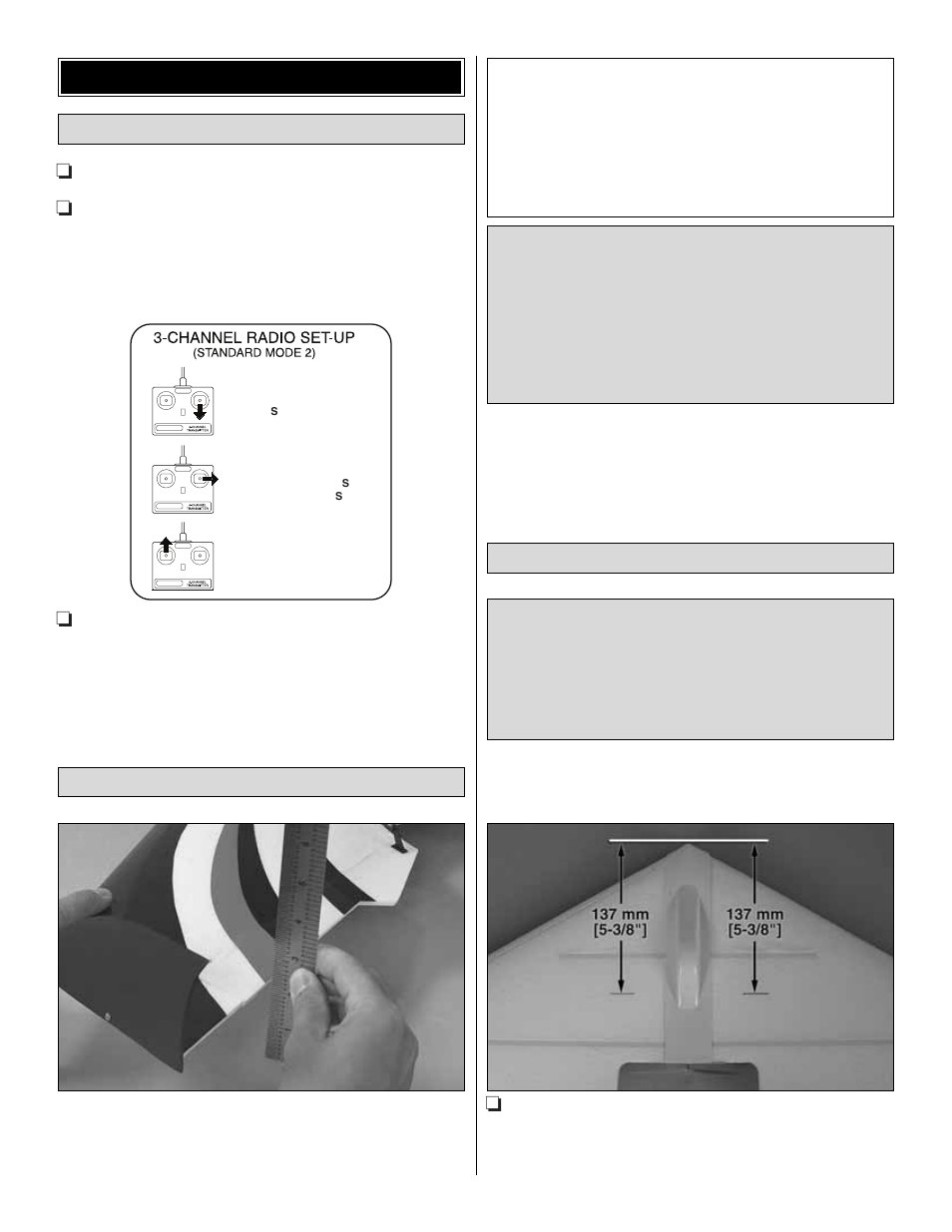 Get the model ready to fly, Balance the model (c.g.), Set the control throws | Check the control directions | Great Planes Mini Slinger ARF - GPMA1178 User Manual | Page 9 / 12